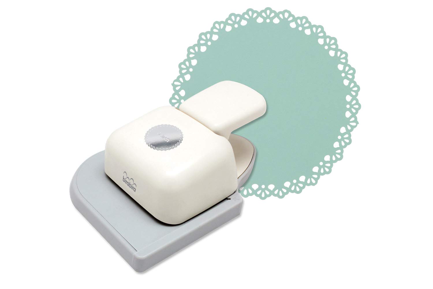 

Bira Craft Full Edge Raindrop Lever Action Craft Punch for Paper Crafts and Scrapbooking (Raindrop)