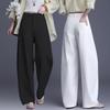 Brand Women's 2026 Fashion Wide-Leg High-Waist Loose Non-Iron Casual Pants