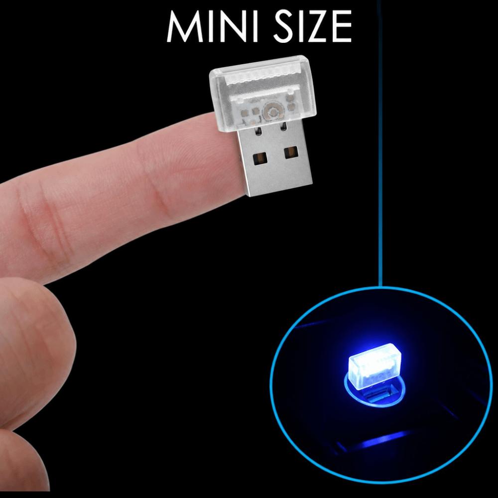 4 PCS Plug-in USB Interface LED Night Light Portable Atmosphere Lamp Gaming Room