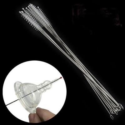 10Pcs Stainless Steel Cleaning Drinking Pipe Brush Straw Cleaner Kitchen Tool
