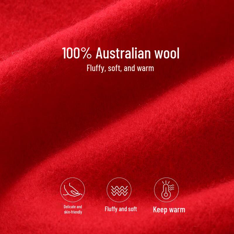 Hengyuanxiang Women's Warm Wool Scarf