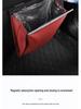 Magnetic Leather Car Trash Bag for Seat Back