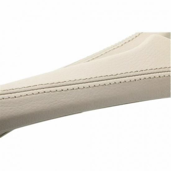 1pcs Leather Wrap Car Inner Door Handle Pull Trim Special For BMW F10 520i 525i