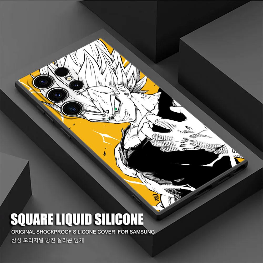 Phone Case For Samsung Galaxy S26 Ultra Cases S25 FE S24 S23 S21 Ultra S20 S24 FE S22 Plus 5G Cover DBZ Anime Goku Gogeta Vegeta