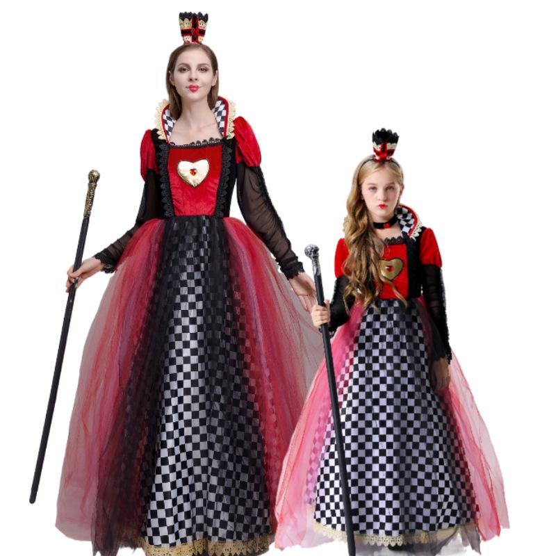 Queen of Hearts Parent-Child Halloween Costume
