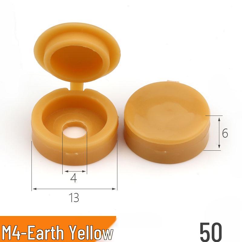 Thickened Decorative Self-tapping Screw Cap M4M5 - Plastic Protective Hole Plug for Furniture