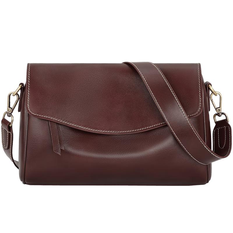 Viney Leather Pillow Crossbody Bag