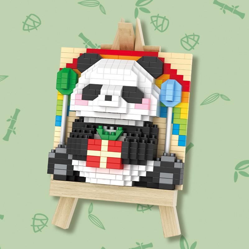 

Конструктор Панда Гигантская Блоки Микрочастицы Доска для рисования Конструктор Игрушка Подарок для девочки Настольное украшение StyleD