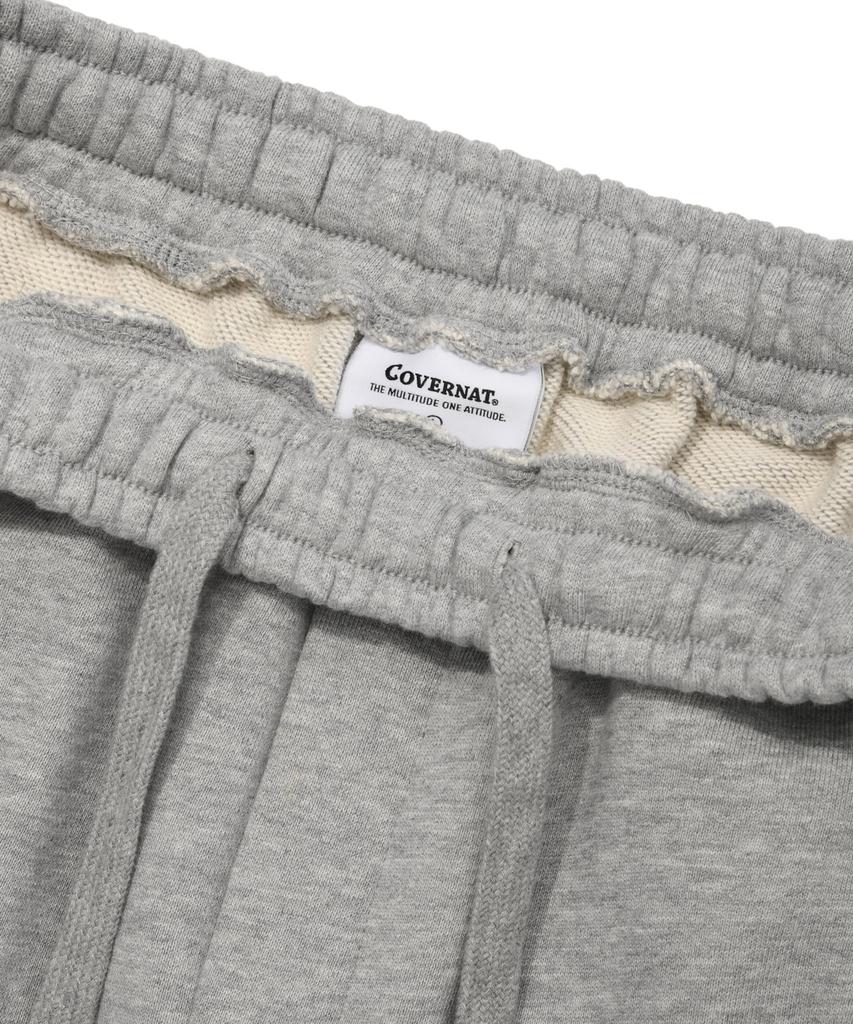 COVERNAT Regular Fit Sweat Jogger Pants Melange Gray