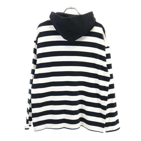 LABRAT Border Pattern Long sleeve Sweatshirts M Black x white Men's Used