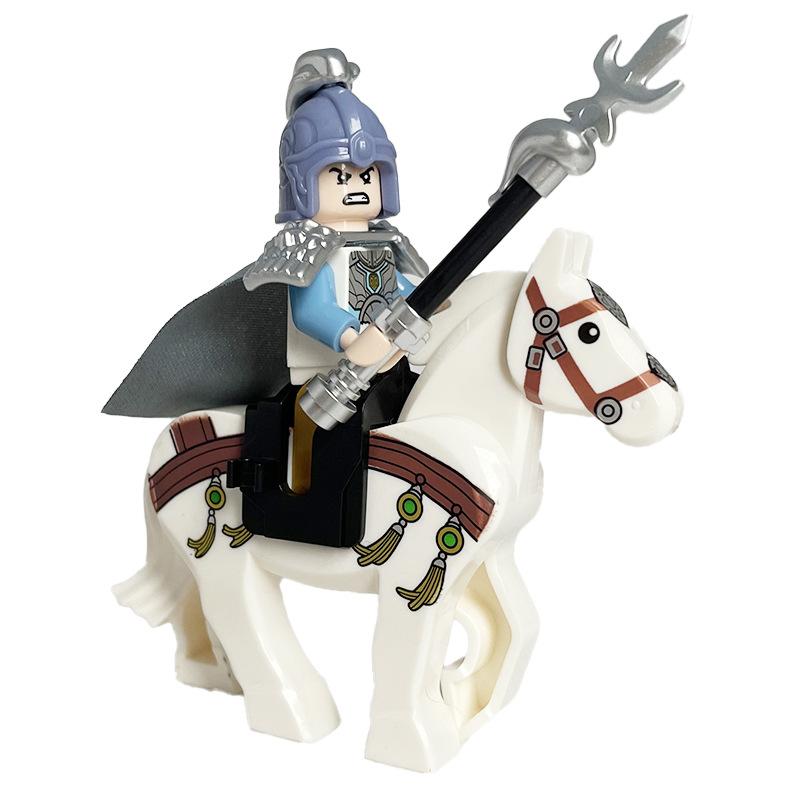 Three Kingdoms Xiaoxia Series Ancient Chinese Generals And Soldiers Doll Children'S Assembled Building Block Toy