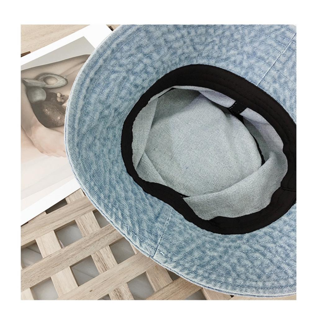 Korean Version of The Large-brimmed Cowboy Fisherman Hat Men and Women, Thin Section Ins Japanese Shade Face Sun Hat Sunscreen Basin Hat Tide
