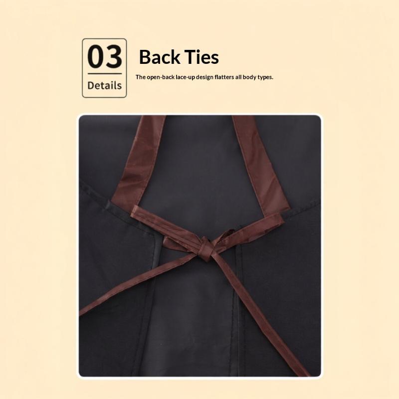 Kitchen Apron Waterproof Oil Proof Durable Unisex Work Apron for Home Cooking Restaurant BBQ Gift for Baking Enthusiasts