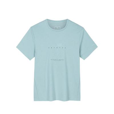 Breathable Fitness Training Short Sleeve T-Shirt Men Tops Cloud-Green 152437118-2