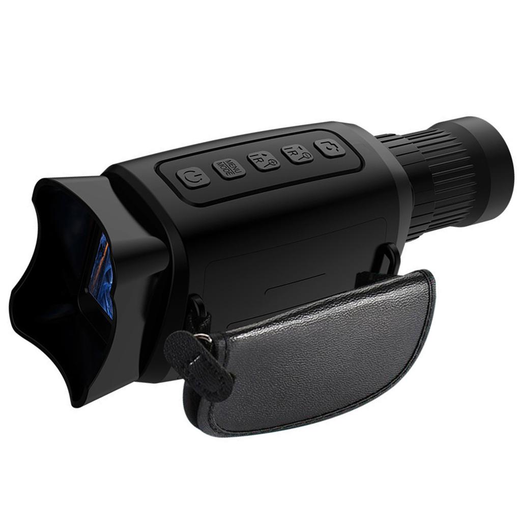 16x Zoom Monocular Telescope 850nm Ultrared Rays Lighting 7 Brightness Level For Low Light Hunting Adventure Activity