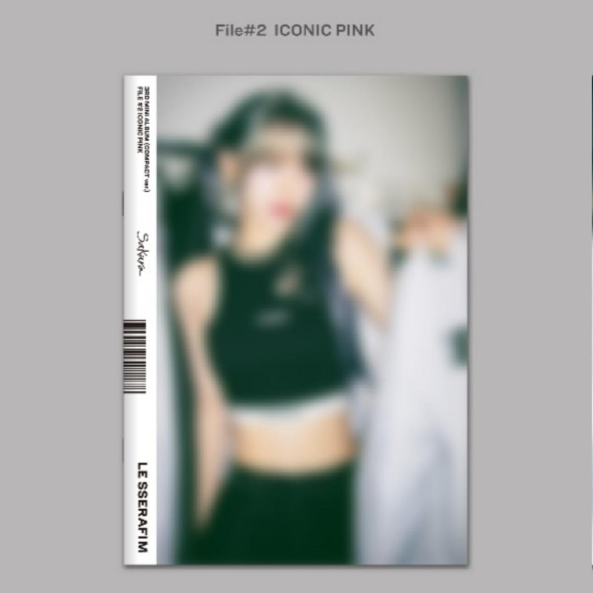 

[Weverse] LE SSERAFIM - EASY / 3-й мини-альбом (КОМПАКТНАЯ вер.) File#2 ICONIC PINK