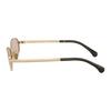 Chanel Custom Design Metal Oval Sunglasses Women sunglasses Light-Gold CH2227S-C310SW