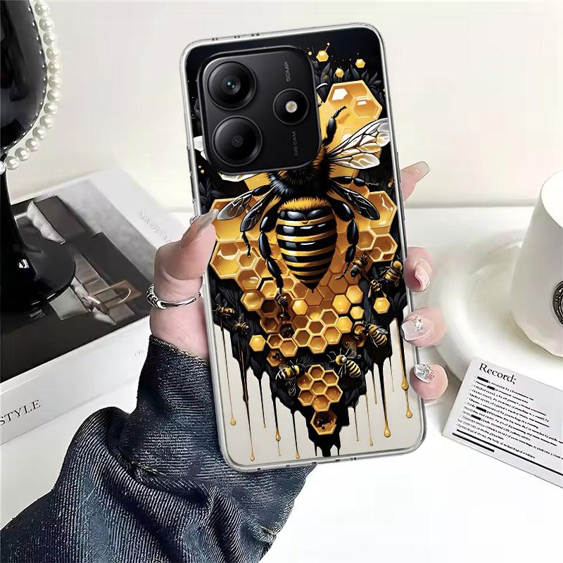 Bienenstock Honig Tier Weiche Handyhülle Für Xiaomi Redmi Note 15 14 14S 13 12 Pro Plus 12S 11 11S 11E 10 10S 11T 5G Hüllen Coqu