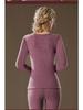 Women's 700g German Wool Lambskin Thermal Underwear Set: Velvet-Lined Double-Sided Top and Bottom for Autumn/Winter.