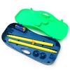 3-in-1 Outdoor Portable Badminton Set Tennis Volleyball Net with Stand Battledore 280X160cm