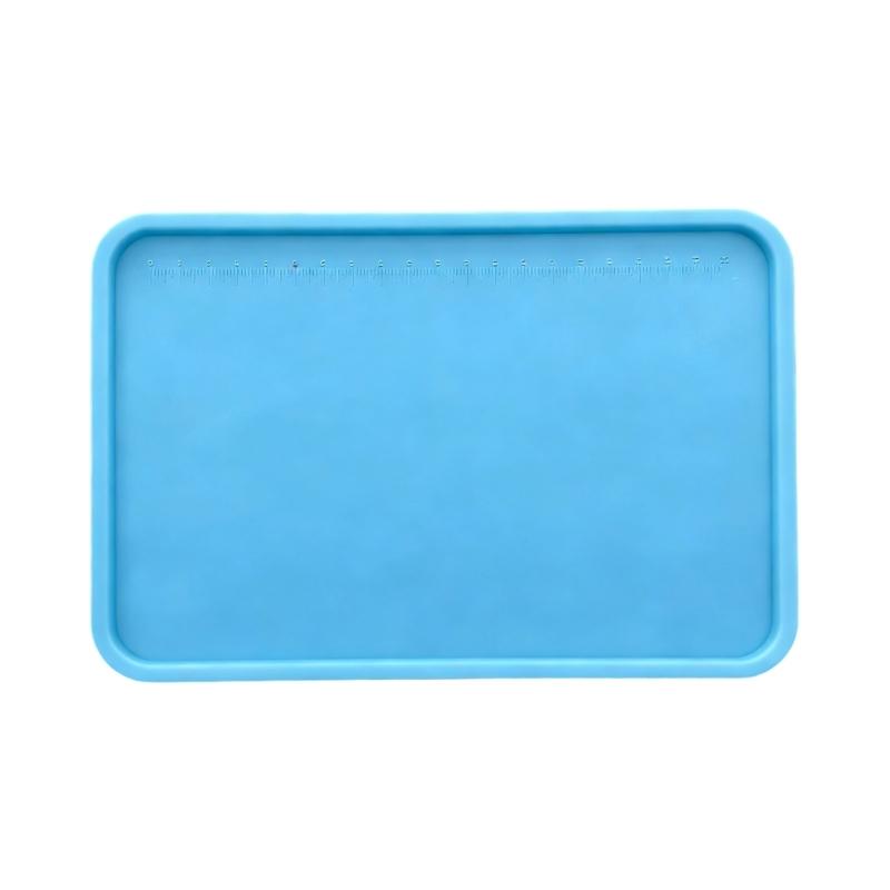 

Food Safe Silicone Crafting Pad for Art Activity Resistant to High Temperatures and Easy Cleaning синій