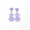 Meteor APAC minacute Bärenohrringe Lila Größe: Ca.. W2 D1 H4 Q1059