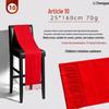 China Red Scarf Wool Embroidery Launch & Annual Meeting Party Scarves