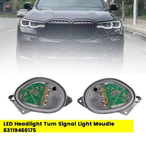 BMW X7 G07 Headlight Drive Modules: Compatible Pair 63119466175 & 63119466176
