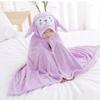Large Size Swaddle Blanket Cartoon Bath Towel New Kids Hooded Towel  Baby