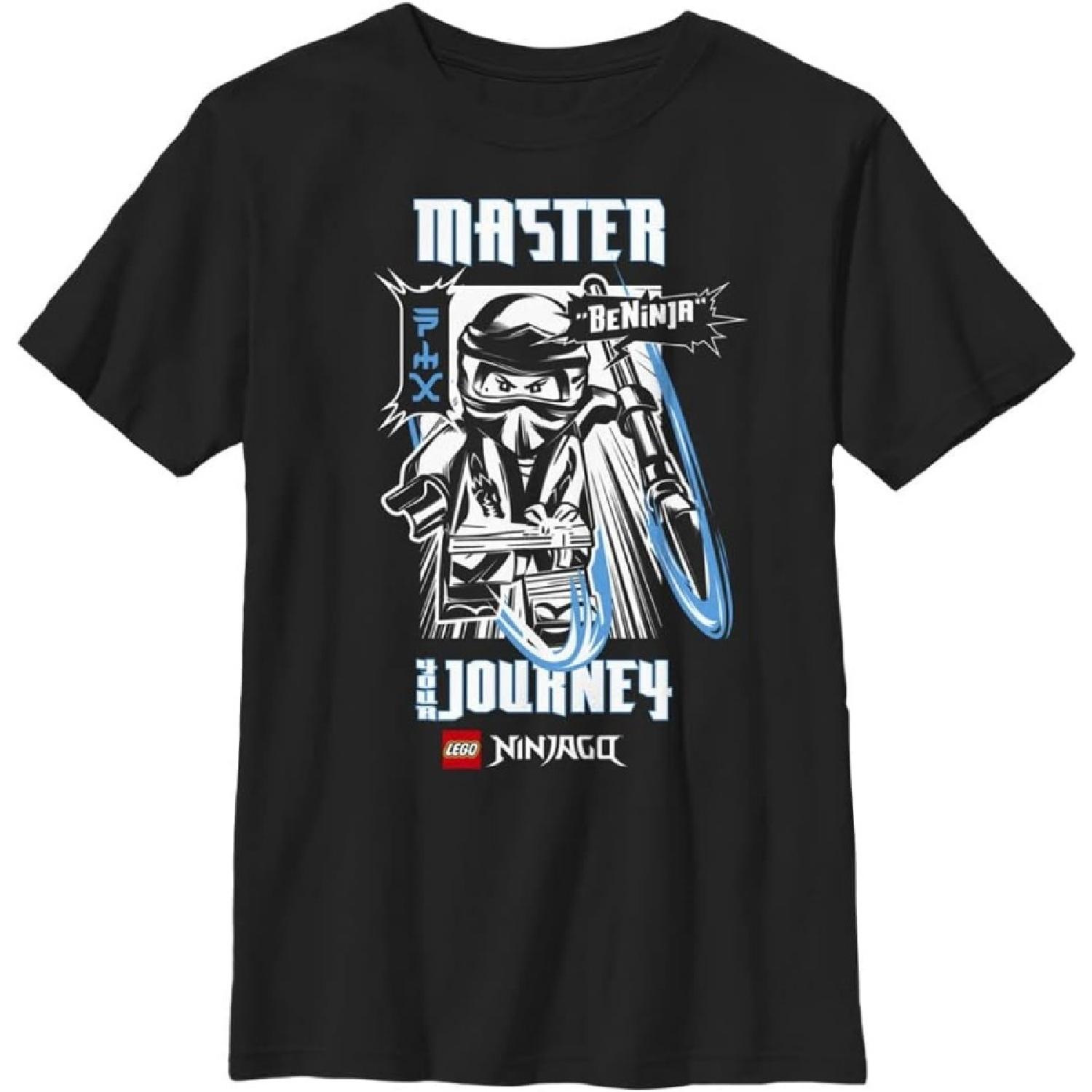 Детская футболка с коротким рукавом Fifth Sun Lego Ninjago Master Your Journey для мальчиков XXXXXL разноцветный