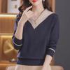 2025 Autumn/Winter Slim Lapel Knit Outerwear: Age-Reducing Western Fashion