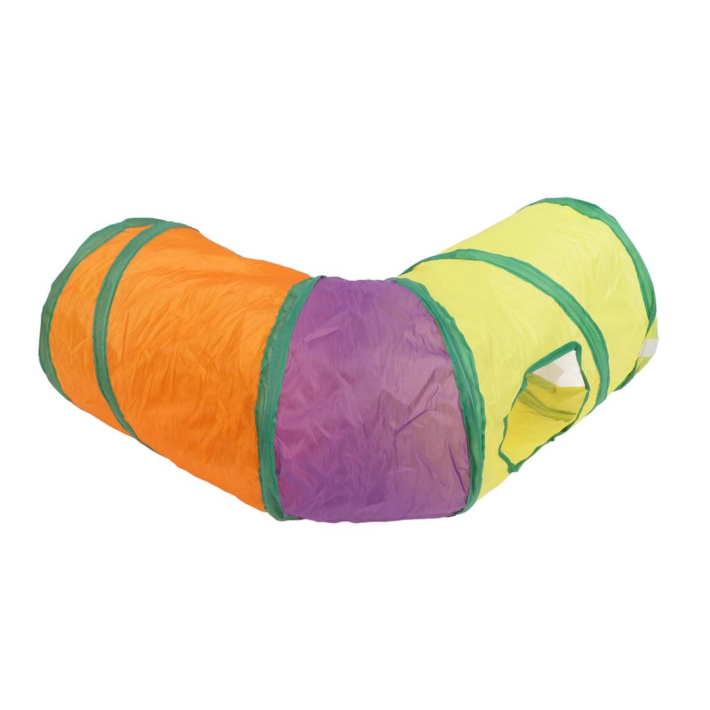 Cat Tunnels Rainbow Collapsible Thickening Interactive Pet Tunnel Toy for Indoor Outdoor