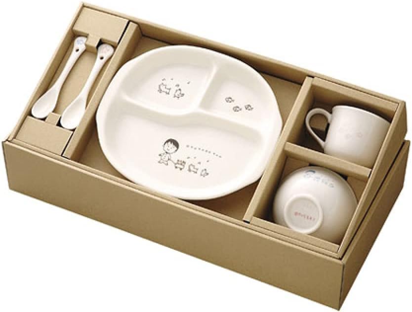 Mori Osamu Pottery Nakayoshi Set [Made In Japan, Microwave Safe, Far Infrared, Negative Ion]
