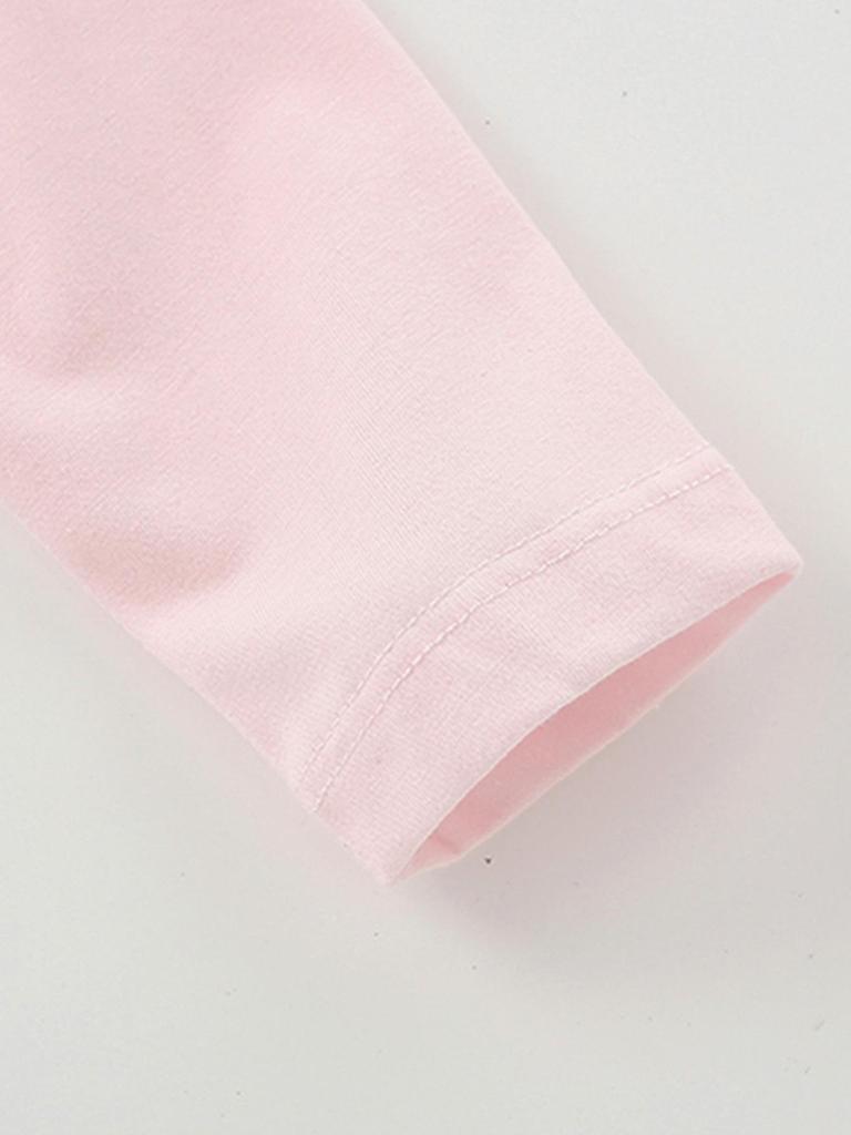 Cartoon Rabbit Print Girls' Long-Sleeved T-shirt - Autumn/Winter Collection