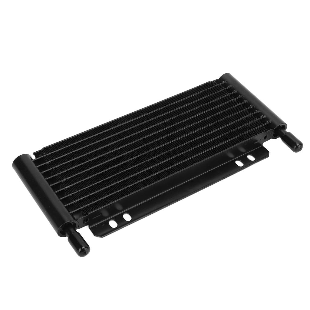 Black Aluminium Oil Cooler 11 Row Transmission Cooler for Pick Up Trucks Vans Travel Trailers