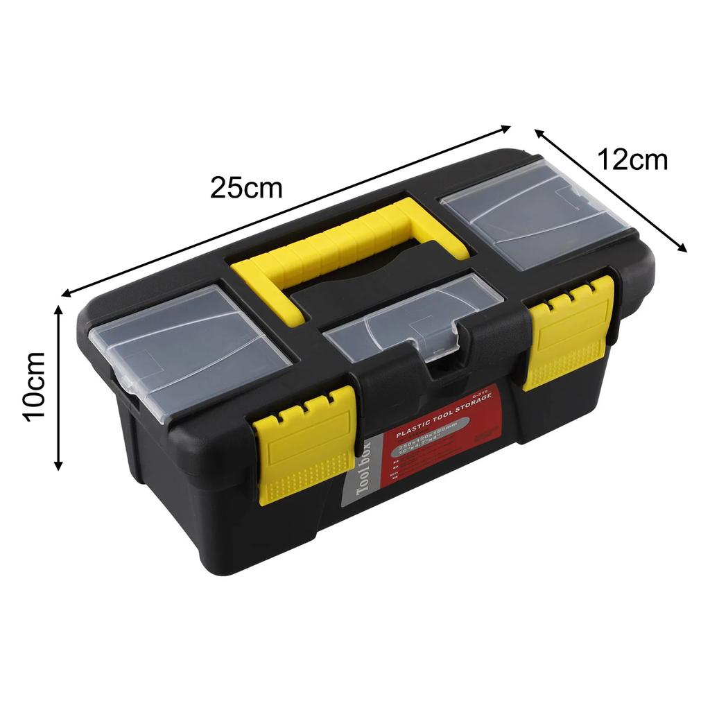 10-Inch Two-Layer Plastic Toolbox Mini Multi-Functional Accessories Box Multi Functional Agricultural Parts Toolbox