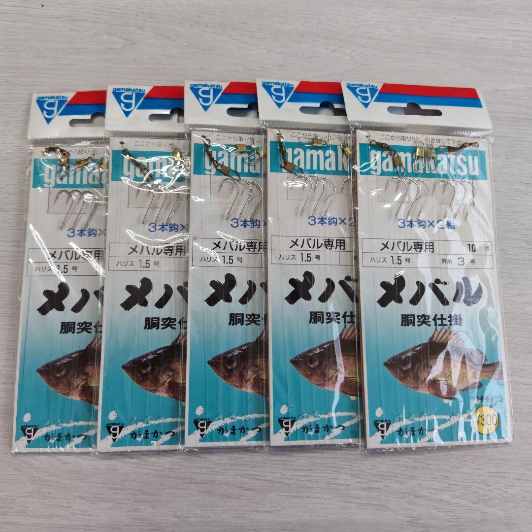 Used Rockfish mechanism Gamakatsu No. 10 Rockfish body mechanism 3 needles x 2 sets 5 pieces set
