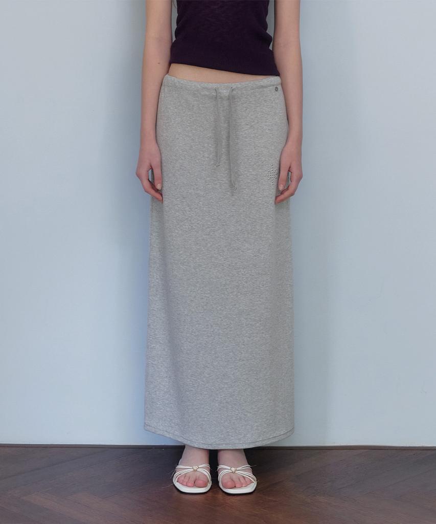 Teuwi Heco Studded Banding Long Skirt