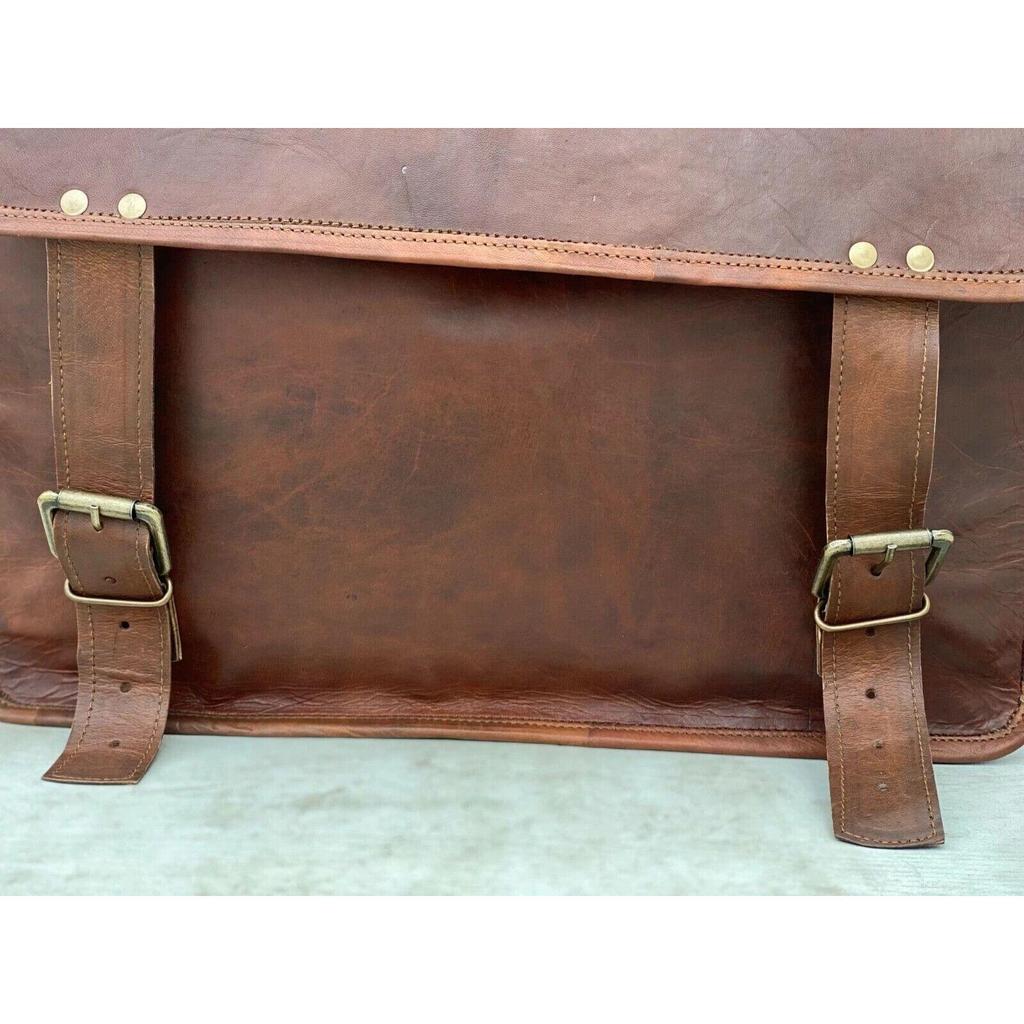 Bags  Leather Messenger Shoulder Laptop Bag Briefcase Men's Worldwided