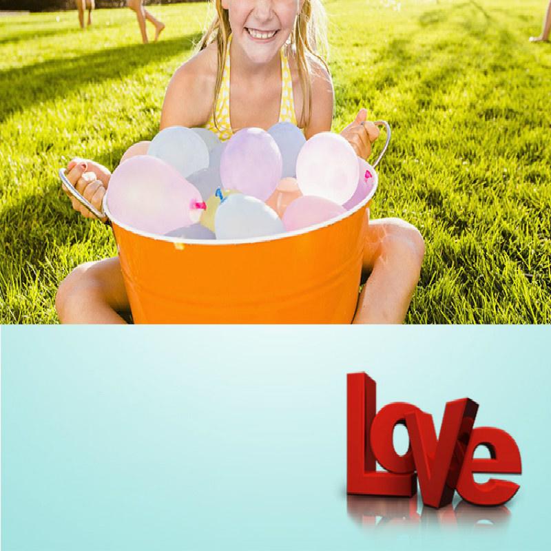 111pcs Water Balloon Party Supplies Summer Cool Water Filled Ball Water Balloon