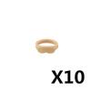 10PCS/LOT MOC Military Building Blocks Soldiers Figure Vest Helmet Belt Mask Earphone Bricks Army Accessories Toys J021