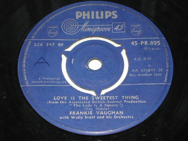 

7inch Record FRANKIE VAUGHAN - That s My Doll 45PB895 Philips 1959 UK Pop Used