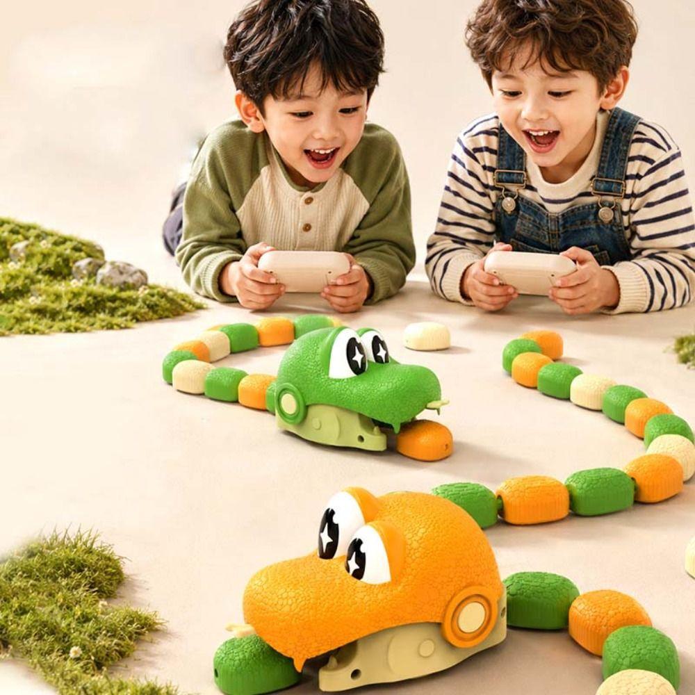 Magnetic Remote Control Car Rechargeable Magnetic RC Car RC Snake Car Toy Indoor Play