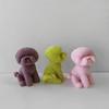 DIY Teddy Pet Dog Silicone Mold Handmade Aroma Candle Plaster Resin Puppy Ornament Molds Soy Wax Candle Making Supplies