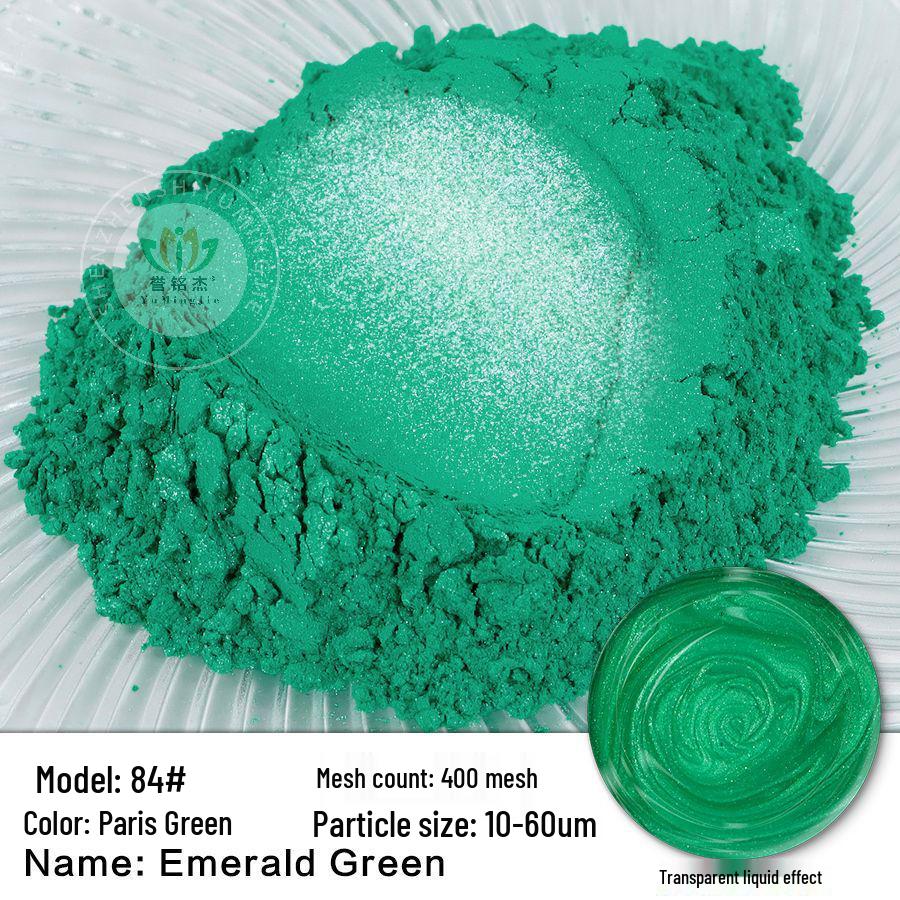 120 Color Chameleon Pearlescent Mica Powder for Epoxy Resin, Paint, and Watercolor