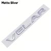 3D ABS VEL A R Letter Car Rear Trunk Emblem Badge Sticker