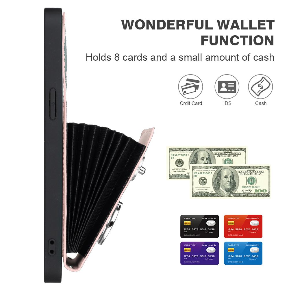 Organ Card Bag Lommebok Kortspor Flip Lærveske for IPhone 15 14Plus 13 12 11 Pro Max XSMax for Samsung S23 S22 Ultra Plus S21 S20FE A15 A25 A14 A54