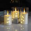 LED Flameless Tea Lights Remote Fake Pillar Electronic Candles Lights For Mother's Day Gift Home Party Terrace Wedding Decor