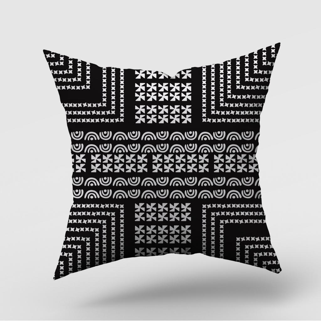Modern Simple Black and White Geometric Pillow Case Home Sofa Pillow Cushion Cover