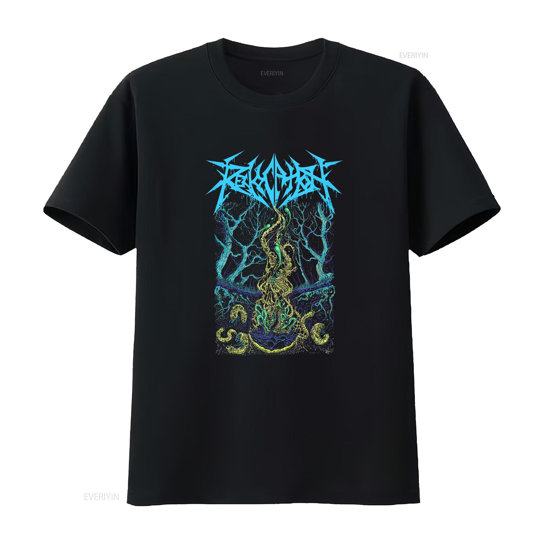 

Revocation That Which Consumes All Things T Shirt Dark Fantasy Art Bold Design Perfect for Metal Fans vintage Washed Versatile 4XL